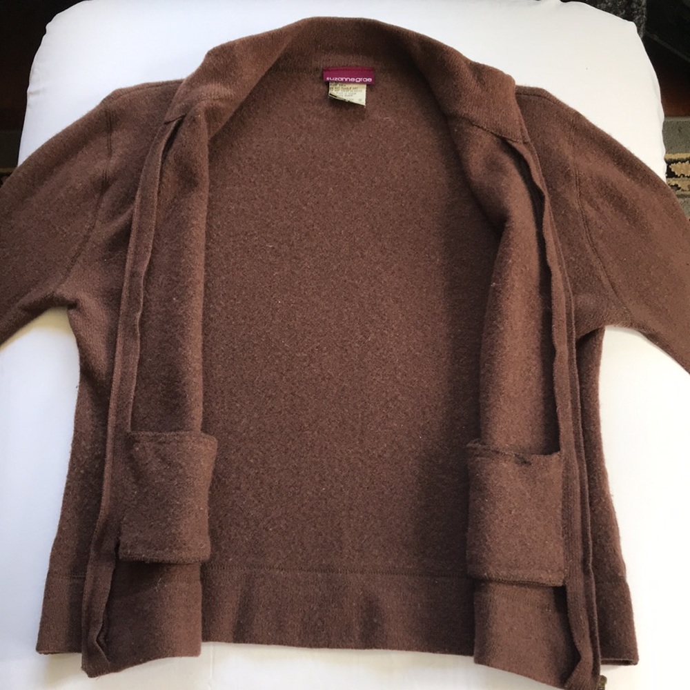 Suzanne Grae Lambswool Full Zip-up Sweater - Picture 11 of 11